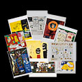 Lot de Cartes postales de Basquiat