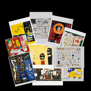 10 postcards of Basquiat