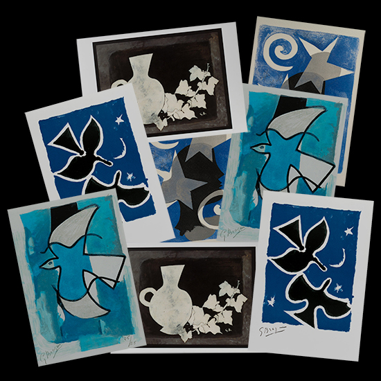 Pochette de 8 cartes doubles Georges Braque