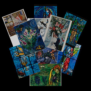 10 tarjetas postales Chagall (Lote n°2)