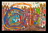 Postal Hundertwasser n°9