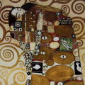 cartolina doppia di Gustav Klimt : Fulfillment