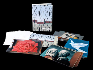 Bustina di 10 cartoline doppie René Magritte (n°1)