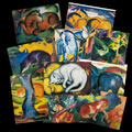 Lot de Cartes postales de Franz Marc