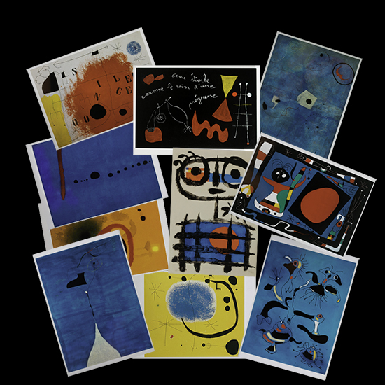 Joan Miro postcards (n°2)