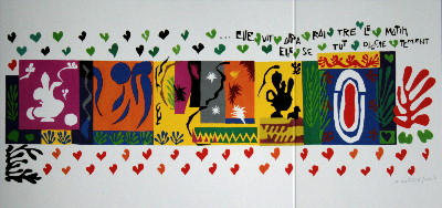 Carte postale Matisse : 1001 nuits, 1950