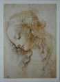 Carte postale de Leonard De Vinci