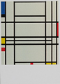 Piet Mondrian postcard n°4