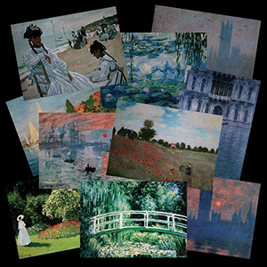 10 Cartes postales Monet (Lot n°1)