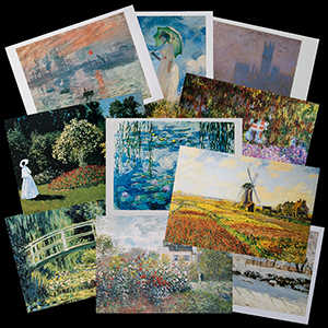 10 tarjetas postales Claude Monet (Lote n°2)