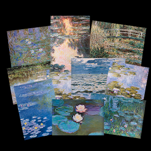10 cartoline Monet (Bustina n°1)