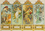 Carte postale de Alfons Mucha n°10