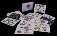 Cofrecito de tarjetas dobles de Niki de Saint Phalle : Love
