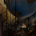 Carte postale de François Schuiten : Planetarium