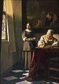 Carte postale de Johannes Vermeer n°5