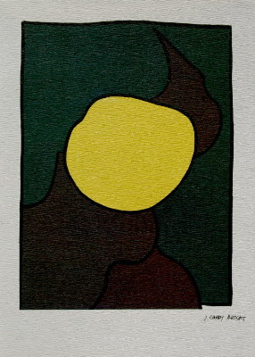 Carte de voeux Artigas : Dame au pamplemousse, 1979