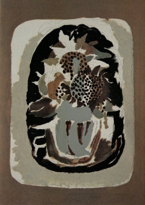 Carte de voeux Braque : Les tournesols, 1950