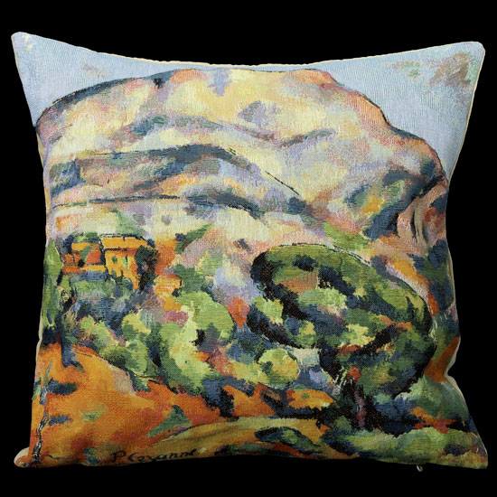 Housse de coussin Paul Cézanne : La Montagne Sainte Victoire