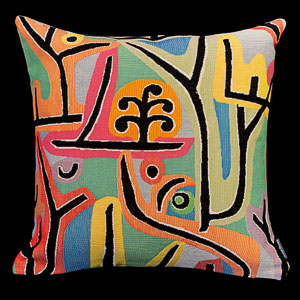 Paul Klee cushion cover : Park near Lu, 1938