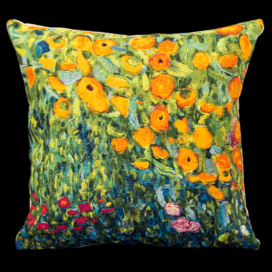 cojn Gustav Klimt : Jardn de flores IV