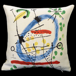 Joan Miro cushion cover : Untitled 1777 (1963)