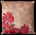 Coussin Alfons Mucha : Rubis (dos)