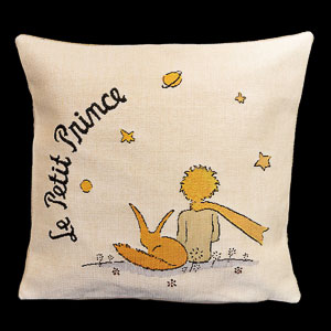Saint Exupéry cushion cover : Little Prince, Stars