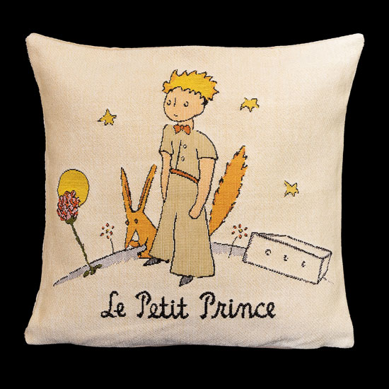 Saint Exupéry cushion cover : Little Prince, Fox