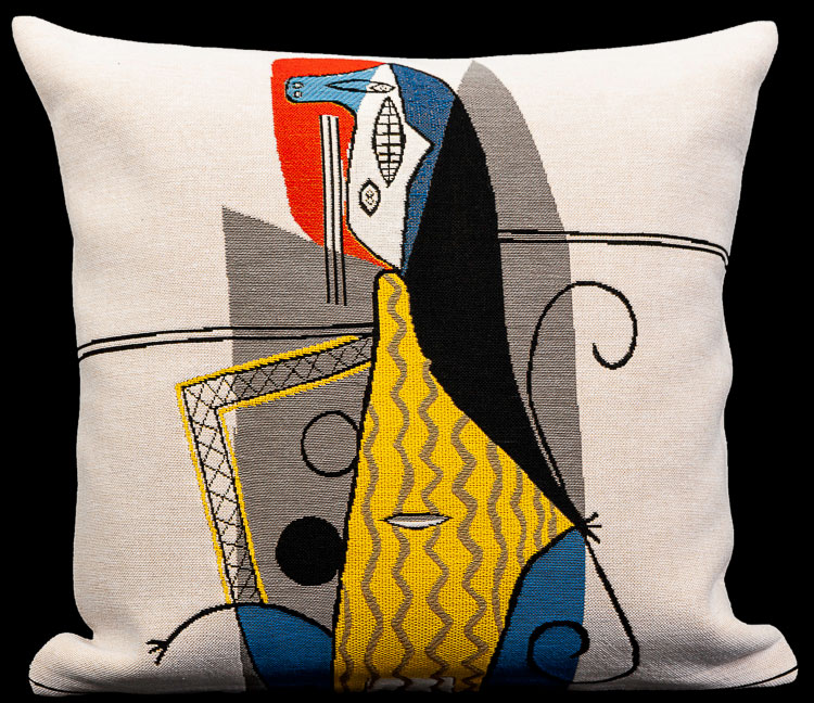 PICASSO WOMAN IN A CHAIR CUSHION COVER-