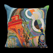Artistic cushions after Delaunay