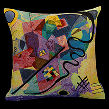 Artistic cushions after Kandinsky