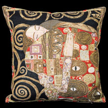 Artistic cushions after Gustav Klimt