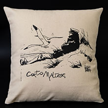 Artistic cushions after Corto Maltese