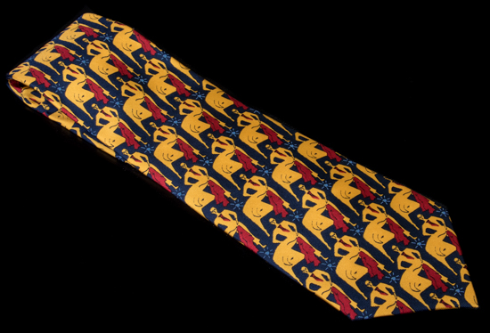 Jean Cocteau Silk tie : Corrida (black)