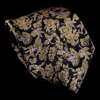 Cravatta in seta Raoul Dufy, La caccia (blu)