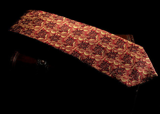Cravate soie Raoul Dufy : Tortues (rouge)