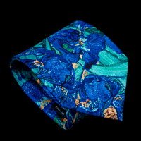 Cravatta in seta Vincent Van Gogh, Le iris
