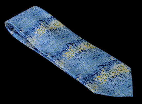 Van Gogh Silk tie : Sky