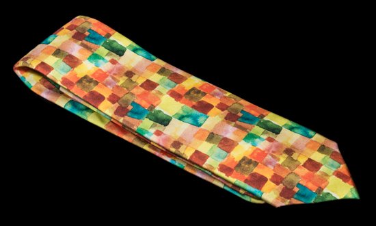 Cravate soie Paul Klee : Color Blocks