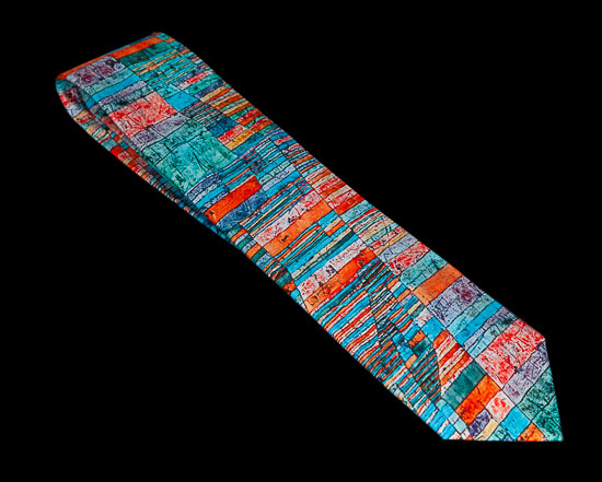 Paul Klee Silk tie : Roads