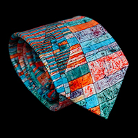 Cravatta in seta Paul Klee, Roads