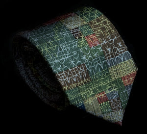 Cravate en soie Paul Klee, Structural