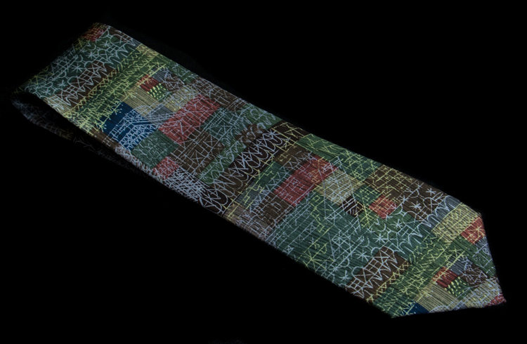 Cravate soie Paul Klee : Structural