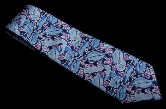 Gustav Klimt Silk tie : Turquoise & Pink