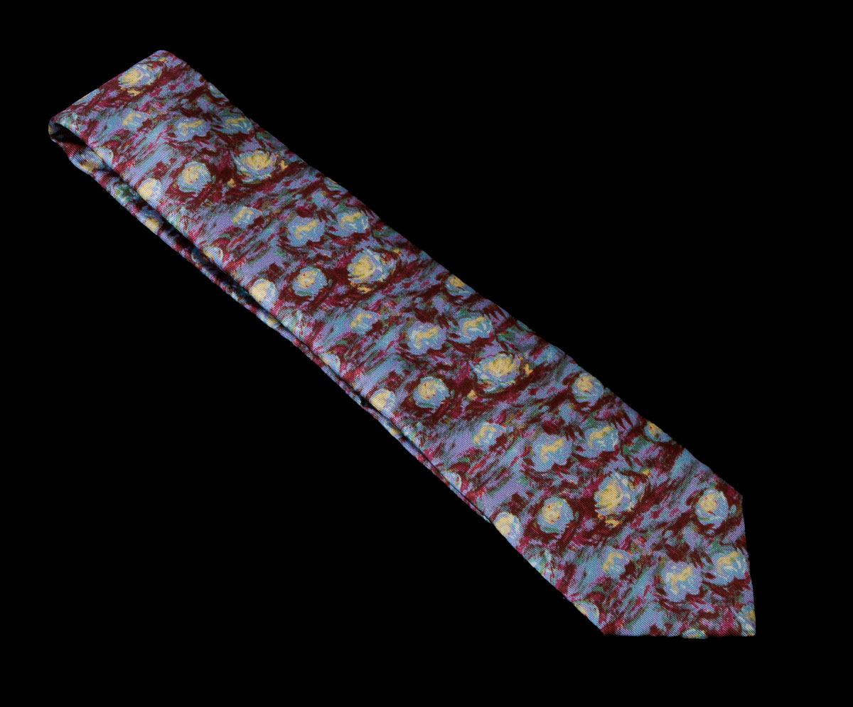 Cravate soie Claude Monet : Les nymphéas