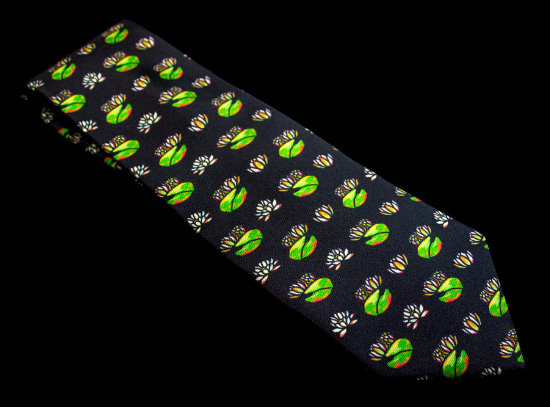 Tiffany Silk tie : Pond Lily