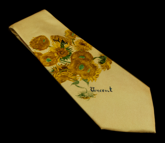 Cravatta seta Van Gogh : Girasoli
