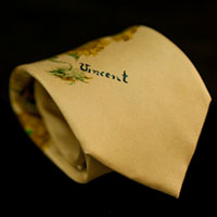 Corbata de seda Vincent Van Gogh, Girasoles