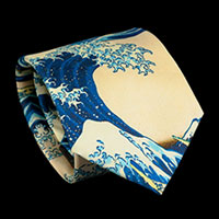 Corbata Hokusai