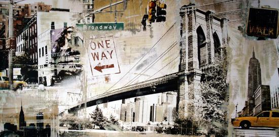 Tyler BURKE : Manhattan : Reproducción, làmina de Arte, poster 100 x 50 cm